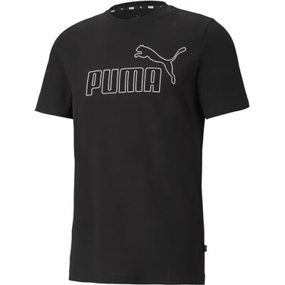 PUMA ESS Logo Tee Svart PUMA ESS Logo Tee Svart