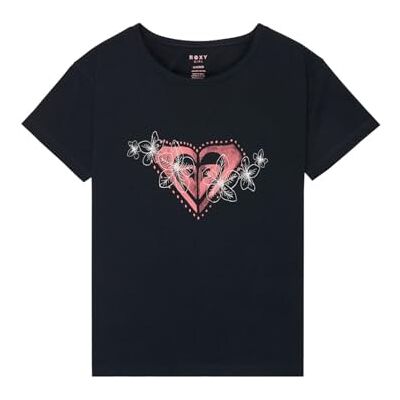 Roxy kortärmad T-shirt liljenormal nattflickor svart Roxy kortärmad T-shirt liljenormal nattflickor svart