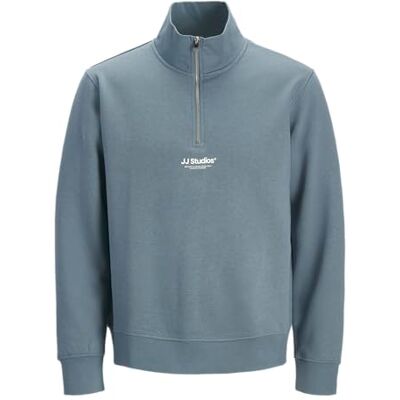 JACK & JONES Sweat Quarter Zip Jjesoho herrtröja med dragkedja Hn Noos Jnr, Blue Mirage, 164, Blue Mirage, 164 JACK & JONES Sweat Quarter Zip Jjesoho herrtröja med dragkedja Hn Noos Jnr, Blue Mirage, 164, Blue Mirage, 164