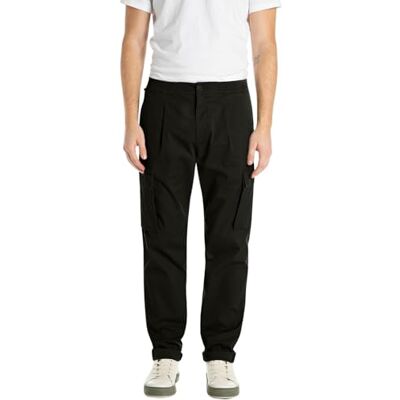 Replay Adhann Byxor för män, 098 svart, 36W / 32L Replay Adhann Byxor för män, 098 svart, 36W / 32L