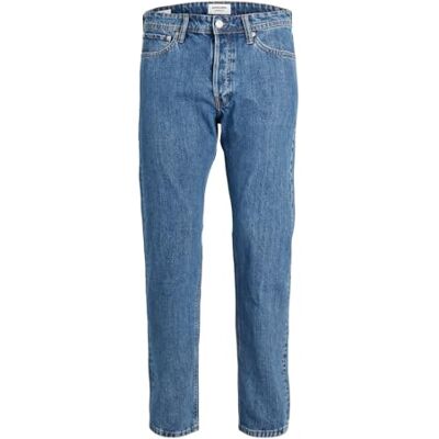 JACK & JONES Män avslappnad passform jeans plus storlek JJICHRIS JJOriginal MF 412 PLS avslappnade passform jeans, Blå denim, 44W x 36L JACK & JONES Män avslappnad passform jeans plus storlek JJICHRIS JJOriginal MF 412 PLS avslappnade passform jeans, Blå denim, 44W x 36L