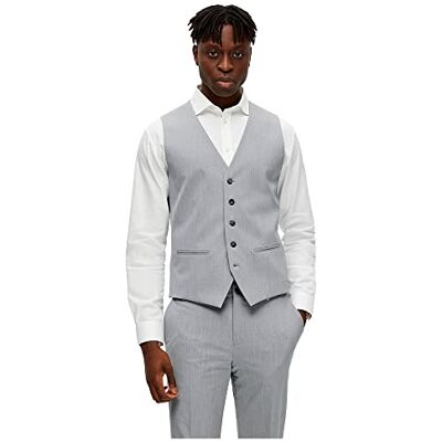 SELECTED HOMME SELETED HOMME SLHSLIM-Liam WCT Flex B NOOS väst, ljusgrå melange, 50, Ljusgrå melange SELECTED HOMME SELETED HOMME SLHSLIM-Liam WCT Flex B NOOS väst, ljusgrå melange, 50, Ljusgrå melange