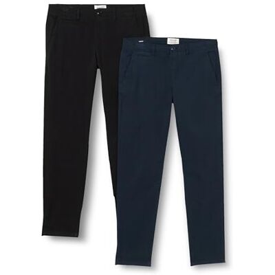 JACK & JONES Herrbyxor, Svart/förpackning: navy blazer, 32W x 32L JACK & JONES Herrbyxor, Svart/förpackning: navy blazer, 32W x 32L