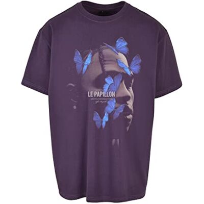 herr Le Papillon oversize Tee, Lila, XL herr Le Papillon oversize Tee, Lila, XL