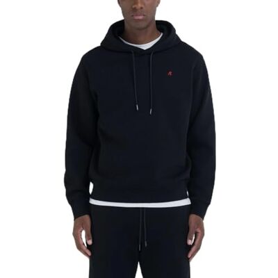 Replay herr hoodie, 098 svart, L Replay herr hoodie, 098 svart, L