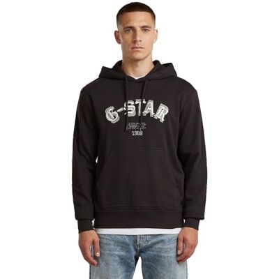 G-STAR RAW G-STAR Embro-logotyp hb HDD sw, Svart (Dk Black D27100-d257-6484), XS G-STAR RAW G-STAR Embro-logotyp hb HDD sw, Svart (Dk Black D27100-d257-6484), XS