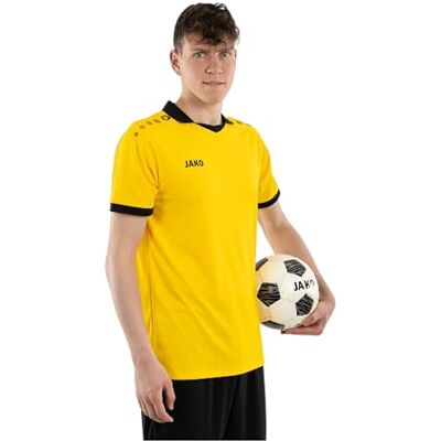 JAKO Unisex tröja Glory, kortärmad, gul/svart, M JAKO Unisex tröja Glory, kortärmad, gul/svart, M