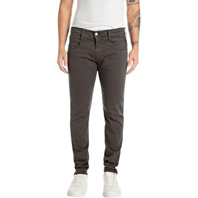 Replay Slim fit Jeans Anbass Hyperflex Colour Xlite, 393 trägrå, 28W / 32L Replay Slim fit Jeans Anbass Hyperflex Colour Xlite, 393 trägrå, 28W / 32L