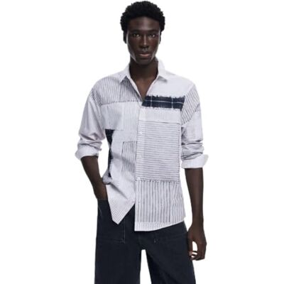 Desigual Man Mall 1 Colo, 2015 GRIS Plata, L, svart, L Desigual Man Mall 1 Colo, 2015 GRIS Plata, L, svart, L