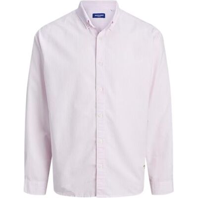 JACK & JONES Jornorrebro Oxford Shirt Ls Noos, Prisma rosa, S JACK & JONES Jornorrebro Oxford Shirt Ls Noos, Prisma rosa, S