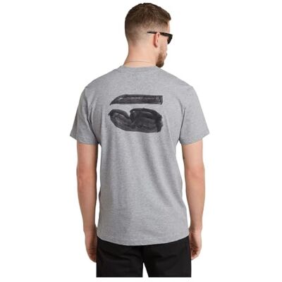 G-STAR RAW Herr burger Back Print R T T-shirt, Flerfärgad (grå Htr D25700-336-906), XS G-STAR RAW Herr burger Back Print R T T-shirt, Flerfärgad (grå Htr D25700-336-906), XS