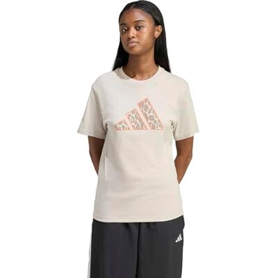 adidas Kobiety ANIMAL GRAPHIC T-SHIRT, wonder alumina/orange, XL adidas Kobiety ANIMAL GRAPHIC T-SHIRT, wonder alumina/orange, XL