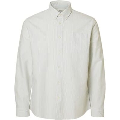 SELECTED MEN Slhregrick-Ox Shirt Ls Noos, Ljus vit, XXL SELECTED MEN Slhregrick-Ox Shirt Ls Noos, Ljus vit, XXL