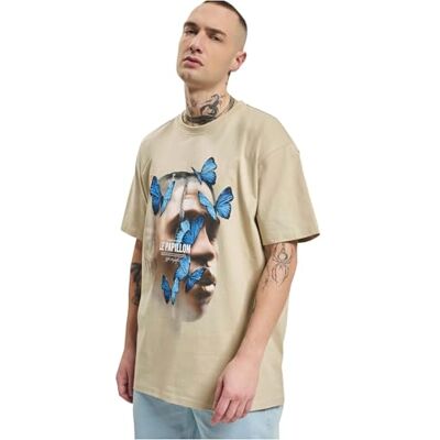 Tee T-shirt för män, Le Papillon, oversize, te, sand, XS, sand, XS Tee T-shirt för män, Le Papillon, oversize, te, sand, XS, sand, XS