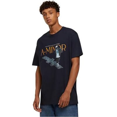 Tee A-Minor oversize te, marinblå, S plus size tall Tee A-Minor oversize te, marinblå, S plus size tall
