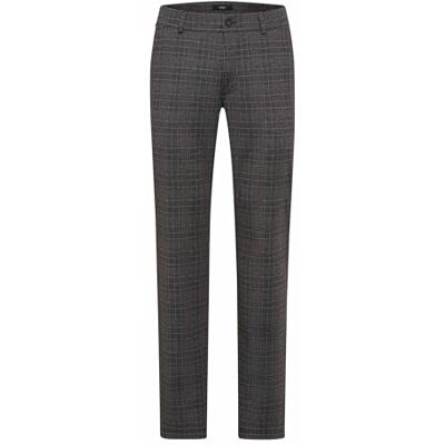 EUREX by Brax herr komfort jersey relax byxor, 06 Check Grey, 36W / 30L EUREX by Brax herr komfort jersey relax byxor, 06 Check Grey, 36W / 30L