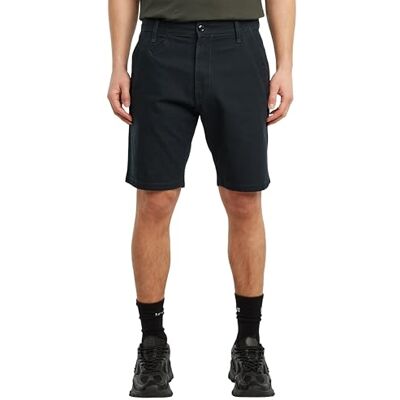 G-STAR RAW Bronson 3.0 smala chino-shorts för män, Blå (Salute D26337-d305-c742), 34 G-STAR RAW Bronson 3.0 smala chino-shorts för män, Blå (Salute D26337-d305-c742), 34