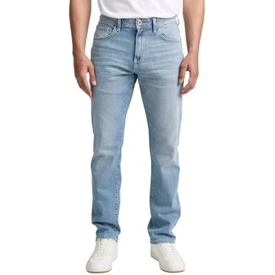 TOM TAILOR Herr TTMARVIN raka jeans med stretch 1048364, 10283 – Stone Wash Denim, 29W / 34L TOM TAILOR Herr TTMARVIN raka jeans med stretch 1048364, 10283 – Stone Wash Denim, 29W / 34L