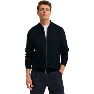 bugatti sweatjacka för män, 390 marin, M bugatti sweatjacka för män, 390 marin, M