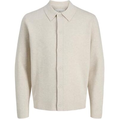 JACK & JONES Jprccmilano vår stickad kofta Sn, Molndansare, XL JACK & JONES Jprccmilano vår stickad kofta Sn, Molndansare, XL