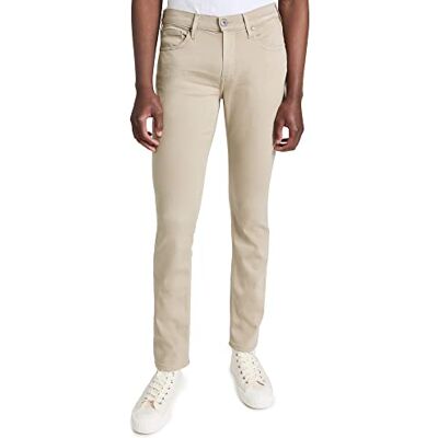 Paige Herr Federal Transcend Slim Straight Fit byxor, Rostad mandel, 31 Paige Herr Federal Transcend Slim Straight Fit byxor, Rostad mandel, 31