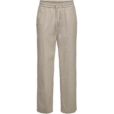 Only & Sons Onssinus Loose 007 Cot Lin Pant Noos, Koriander, M Only & Sons Onssinus Loose 007 Cot Lin Pant Noos, Koriander, M