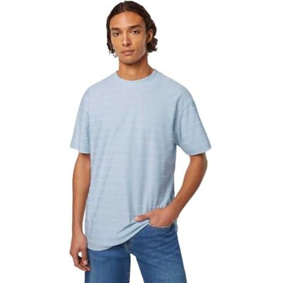 Scotch & Soda Relaxed-Fit Towelling randig T-shirt, Shirting Blue 420, L Scotch & Soda Relaxed-Fit Towelling randig T-shirt, Shirting Blue 420, L
