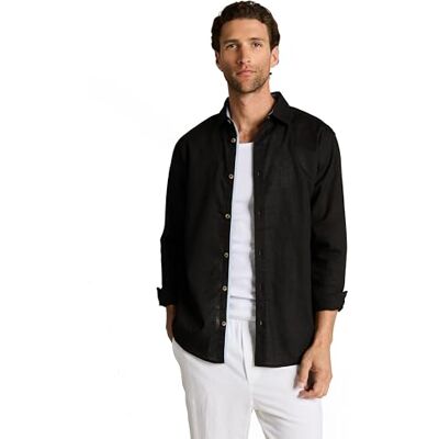 TOM TAILOR 1049613 Skjorta, 29999-svart, XXL herr TOM TAILOR 1049613 Skjorta, 29999-svart, XXL herr