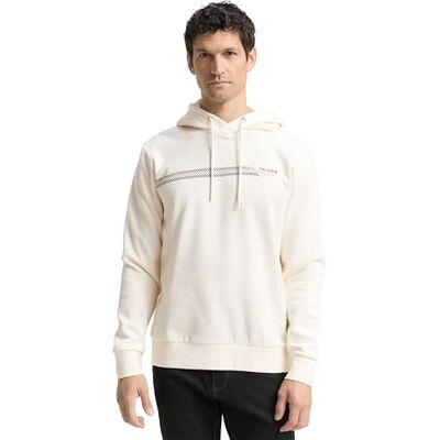 TOM TAILOR Sweatshirt för män, 12906 – ullvit, M TOM TAILOR Sweatshirt för män, 12906 – ullvit, M