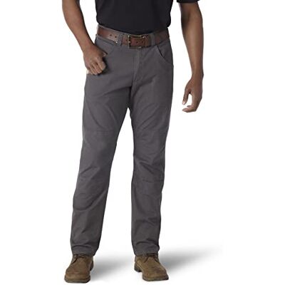 Wrangler mäns raka ben användbarhet byxa arbete, Kritstreck grå, 33W / 32L Wrangler mäns raka ben användbarhet byxa arbete, Kritstreck grå, 33W / 32L