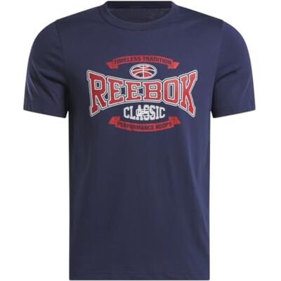 Reebok GS HS tradition Tee, marinblå, L Reebok GS HS tradition Tee, marinblå, L