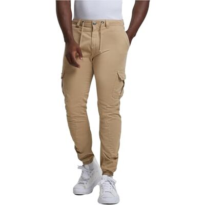 Urban Classics Herr Cargo Träningsbyxor, Beige, 5XL Urban Classics Herr Cargo Träningsbyxor, Beige, 5XL