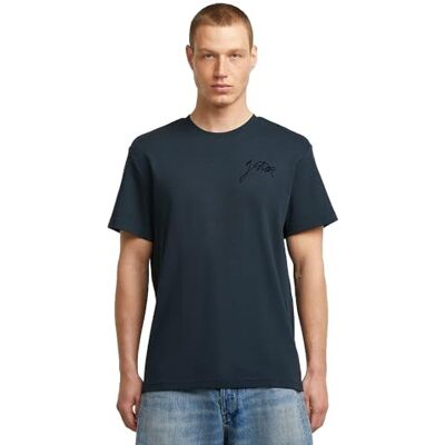 G-STAR Script r t, Blå (Dk Patriot Blue D26823-d976-7160), XL G-STAR Script r t, Blå (Dk Patriot Blue D26823-d976-7160), XL