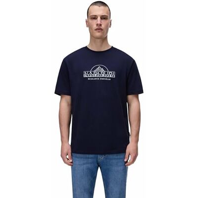 Napapijri Sandir Mörkblå Kortärmad T-shirt, Marinblå, XL Napapijri Sandir Mörkblå Kortärmad T-shirt, Marinblå, XL