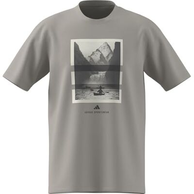 adidas Mezczyzni OUTDOOR KAYAKING GRAPHIC T-SHIRT, wonder alumina, XXL adidas Mezczyzni OUTDOOR KAYAKING GRAPHIC T-SHIRT, wonder alumina, XXL