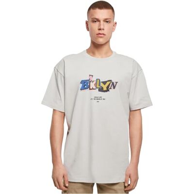 Tee Herrar Brklyn oversize-te light sphalt XXL t-shirt, Lightasfal, XXL Tee Herrar Brklyn oversize-te light sphalt XXL t-shirt, Lightasfal, XXL