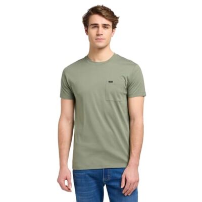 Lee Ultimate Pocket Tee, Olivsten, XL Lee Ultimate Pocket Tee, Olivsten, XL