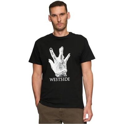 herr Westside Connection 2.0 Tee S svart, svart, S herr Westside Connection 2.0 Tee S svart, svart, S