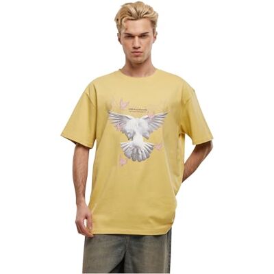 Tee Upscale unisex t-shirt doves oversize te, t-shirt med tryck, överdimensionerad passform, streetwear, palemoss, S Tee Upscale unisex t-shirt doves oversize te, t-shirt med tryck, överdimensionerad passform, streetwear, palemoss, S