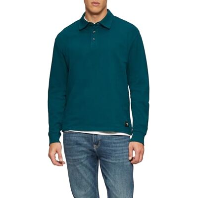 s.Oliver pikétröja, långärmad med logotypmärke, 6767, XL s.Oliver pikétröja, långärmad med logotypmärke, 6767, XL