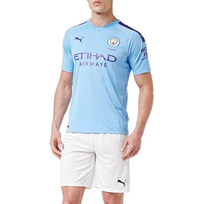 PUMA MCFC hem skjorta kopia sané tryck trikot, lag ljusblå/tillandsia lila, L PUMA MCFC hem skjorta kopia sané tryck trikot, lag ljusblå/tillandsia lila, L