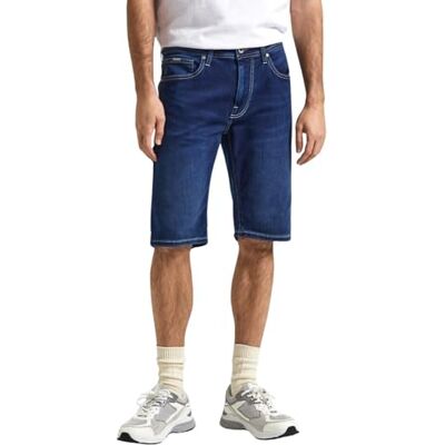 Pepe Jeans herr Slim Gymdigo shorts, blå (Denim-DP4), 31W, Blå (Denim-dp4), 31W Pepe Jeans herr Slim Gymdigo shorts, blå (Denim-DP4), 31W, Blå (Denim-dp4), 31W