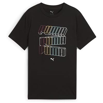 PUMA ESS Logo LAB HOG Tee B Black PUMA ESS Logo LAB HOG Tee B Black