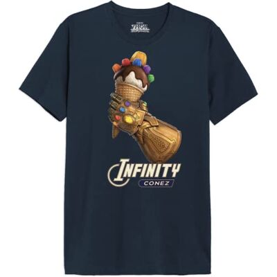 Marvel T-shirt herr, Marin, S Marvel T-shirt herr, Marin, S