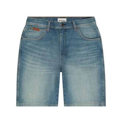 Wrangler Herr Texas denim shorts, Ocean Surge, 30W Wrangler Herr Texas denim shorts, Ocean Surge, 30W
