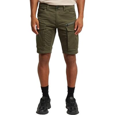 G-STAR RAW Rovic Zip Regular Shorts, Grå (Gs Grey D26214-5126-1260), 29W G-STAR RAW Rovic Zip Regular Shorts, Grå (Gs Grey D26214-5126-1260), 29W