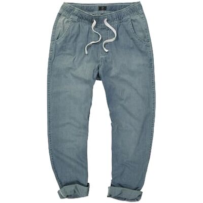 JP 1880 herrstora storlekar, överdimensionerade herrkläder, L-8XL, byxor, jeanslook, 4-ficka, avslappnad passform 726843, Ljusblekt, 8XL JP 1880 herrstora storlekar, överdimensionerade herrkläder, L-8XL, byxor, jeanslook, 4-ficka, avslappnad passform 726843, Ljusblekt, 8XL