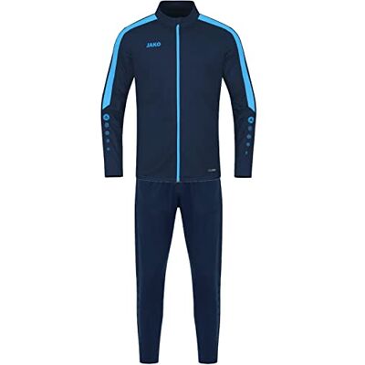 JAKO Herr träningsoverall polyester Power, marin/skyblue, M JAKO Herr träningsoverall polyester Power, marin/skyblue, M