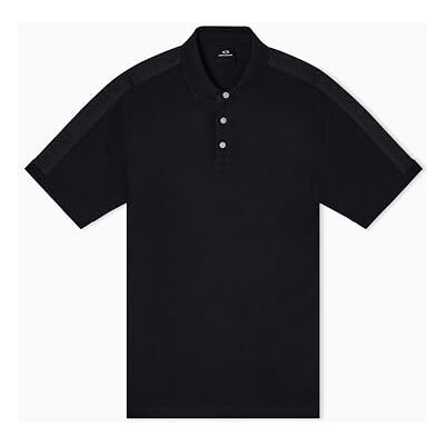 Giorgio Armani Men's Essential, kortärmad pikétröja, svart, M, svart, M Giorgio Armani Men's Essential, kortärmad pikétröja, svart, M, svart, M