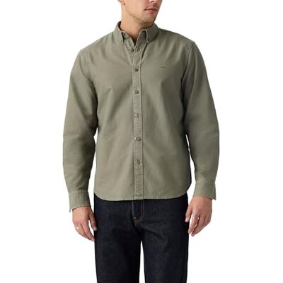 Levi's Authentic Button Down skjorta med låg knapp, basic chiffongkläder, S herr Levi's Authentic Button Down skjorta med låg knapp, basic chiffongkläder, S herr